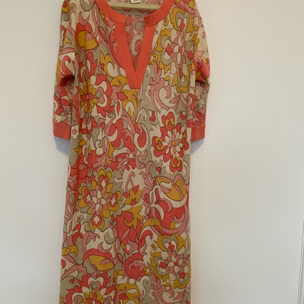 Cashmere short sleeve dress